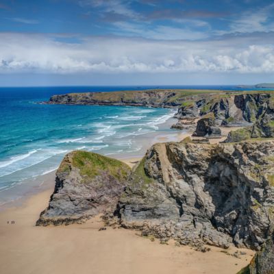 Remote beach landscape