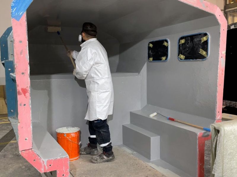Hotomobil Gladiator factory - fiberglass mould