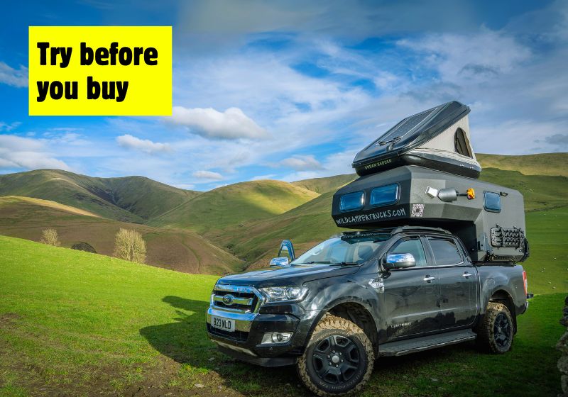 Wild Camper Truck in the Lake District Fells