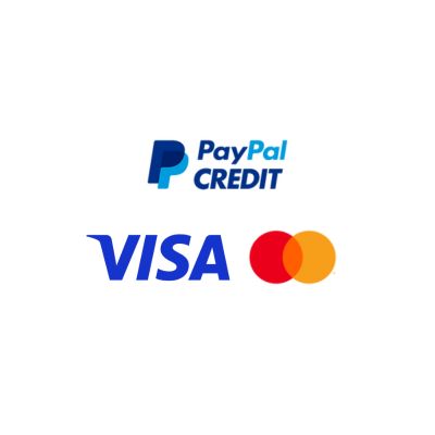 PayPal, Visa and Mastercard logos